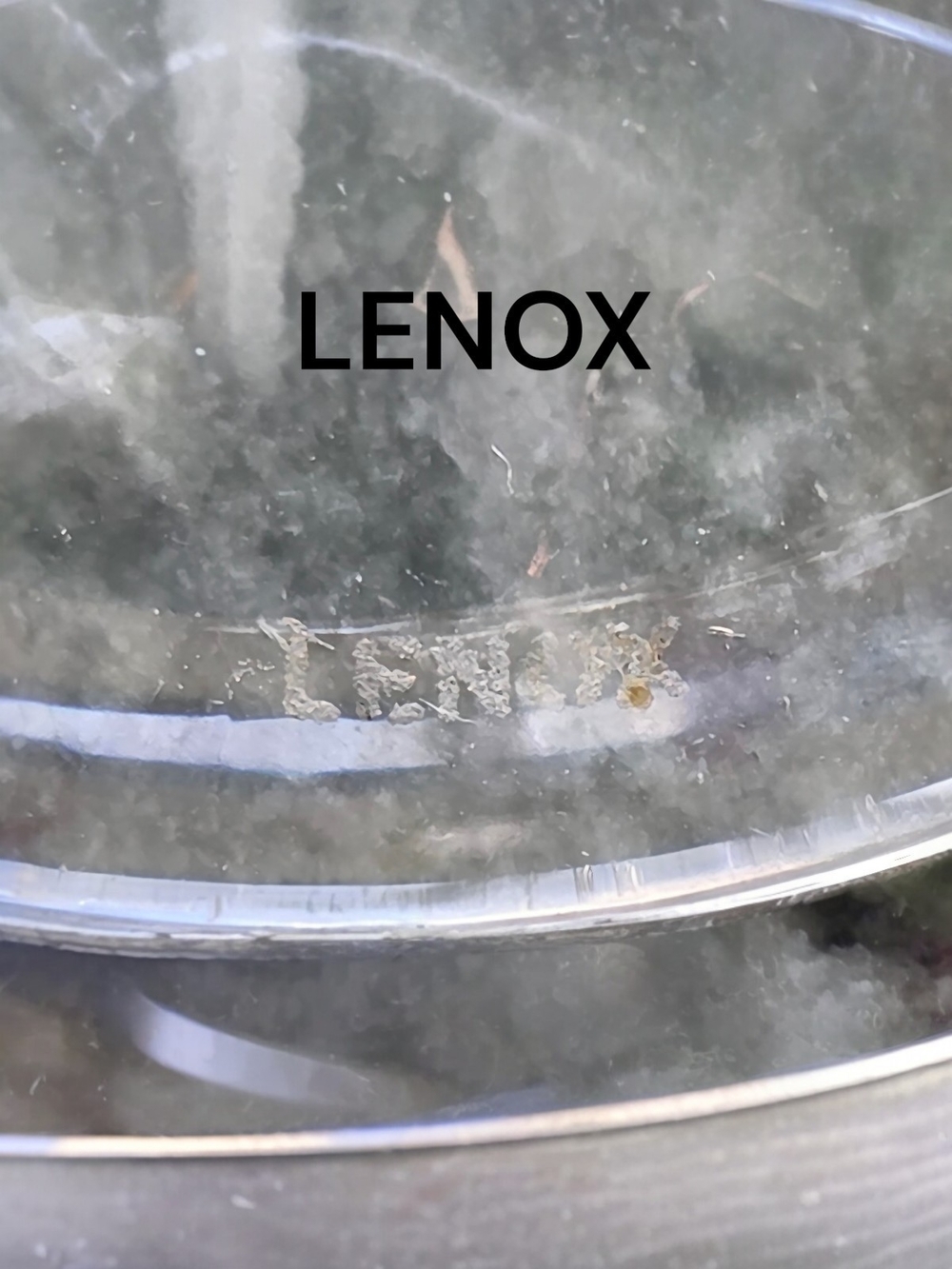 Lenox Harlequin Crystal Candlestick Holders - Picture 4 of 4